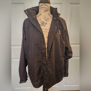 Stormweather black soft shell jacket size medium